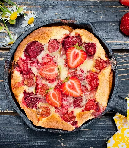 Clafoutis aux fraises