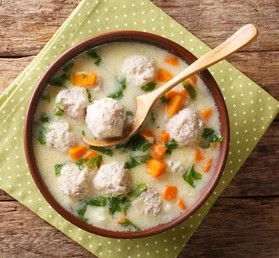 Soupe de boulettes de viande